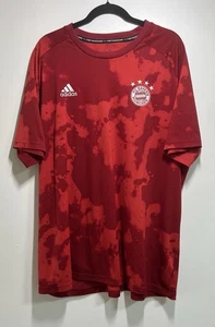 Camiseta deportiva personalizada roja teñida blanqueadora FC Bayern Munich Adidas Parley X For The Oceans 2XL - Imagen 1 de 9