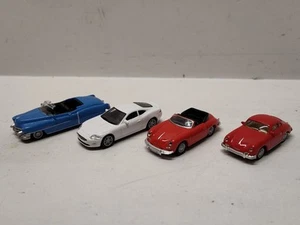 Malibu International Porsche 356 Speedster Cadillac + giocattolo pressofuso collezione 1:87 - Foto 1 di 15