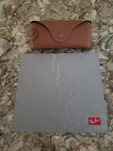 Ray-Ban Brillenetui für Sonnenbrillen Brillen braun mit Putztuch EUC - Bild 1 von 8
