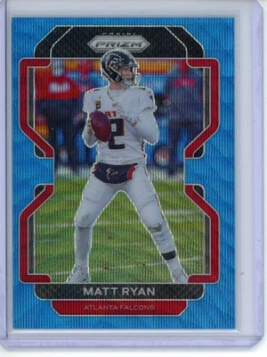 2021 Panini Prizm - #324 Matt Ryan Blue Wave Prizm /199 Atlanta Falcons - Image 1 of 2