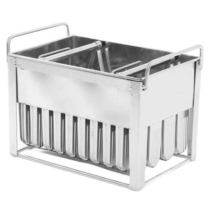 40PCS Stainless Steel Ice Cream Mould DIY Reusable Rustproof Metal Ice Lolly SPG - Picture 1 of 12