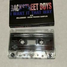 Rare Backsstreet  cassette tape 1999  Millennium -sneak preview sampler- tested