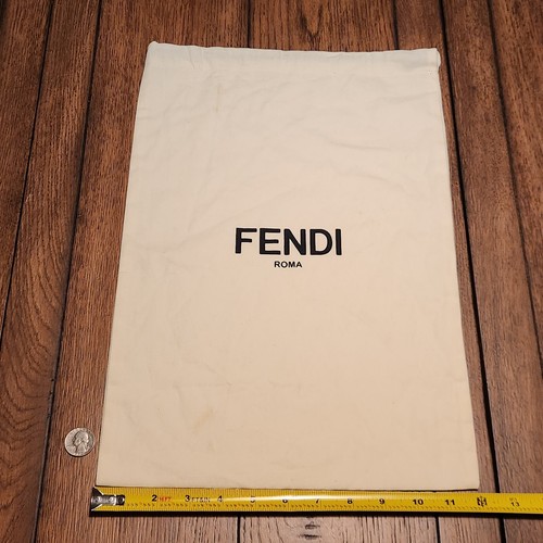 Fendi Roma Tessuto Bianco Designer Borsa Vestiti Secchio Borsa a Corda