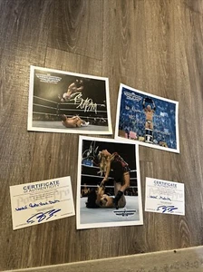Signed Wrestlemania 23 Promo Photo Lot Mr Kennedy RVD Melina RARE - Picture 1 of 4