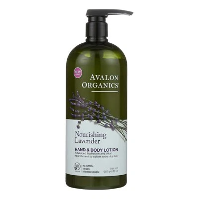 Loción para manos y cuerpo lavanda Avalon Organics - 32 fl. oz (paquete de 3) Foto 1 de 2