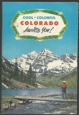Cool, Colorful Colorado Invites You Colorado Vacation Travel Booklet Illustrated