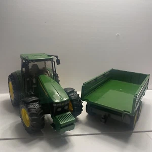 John Deere 7930 Tractor 1/16 Plastic With Trailer BRUDER 2006  - Picture 1 of 16
