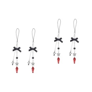 Set of 2 Pentagram Mobile Phone Chain Cellphone Charm Strap Cute Charms - Zdjęcie 1 z 12