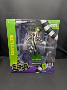 Figurina Beetlejuice McFarlane in posa Movie Maniacs 1988 Michael Keaton - Foto 1 di 3