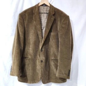 Cappotto sportivo uomo velluto a coste Saddlebred taglia 46R marrone 100% cotone blazer classico - Foto 1 di 9