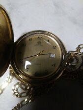 Vintage Pocket Watch Working Quartz. Swiss. MINT Condition