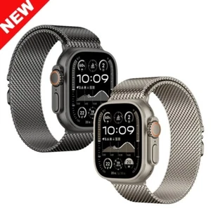 Cinturino Orologio Loop Milanese Nuovo per Apple Watch Ultra 2 49mm 46mm 45mm - Foto 1 di 16