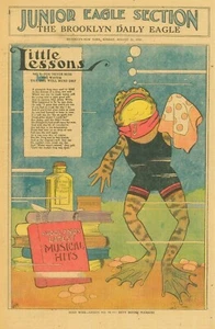 Vintage Comic August 31 1924 Birthday Gift Education Lesson Home school Gift Box - Foto 1 di 8
