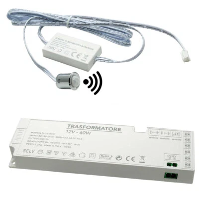 Sensore di movimento interruttore infrarossi a passaggio pir per strip led - Immagine 1 di 4