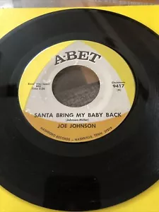 Blues R&B--Joe Johnson--Santa Bring My Baby Back / Dirty Woman Blues - Picture 1 of 2