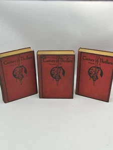 Vintage 1937 “Century Of Thrillers” Volumes 1-3 Complete Set Hardcover *Read* - Bild 1 von 23