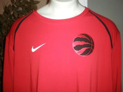 NWT TORONTO RAPTORS NIKE DRI-FIT NBA L/S PERFORMANCE SHOOTING SHIRT SZ:4XL 4X - Image 1 of 2