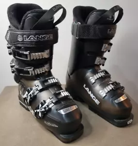 LANGE RX 80 LV Ski Boot Womens US 6.5 Mondo 23.5 (276mm) Black Snow Grip - Picture 1 of 24