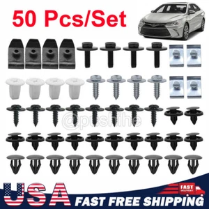 50x Body Bolts U-nut Clips M6 Engine Under Cover Splash Shield Guard for Toyota - Foto 1 di 9