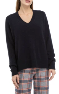 Biltmore 100% Cashmere Sweater V Neck Black Women’s XL X-Large Luxury $179 New - Picture 1 of 3