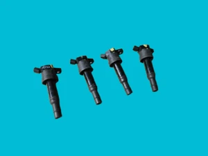 KIA RIO MK4 2020 1.2 PETROL G4LA SET OF 4 IGNITION COILS 27301-03110 - Picture 1 of 7