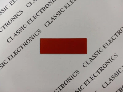 Orange LED Frequency Display Lens Material For Cobra, Uniden, Ranger, & Others - Image 1 of 4