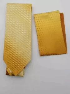 Vitaliano Pancaldi Mens Neck Tie And Pocket Square Set New Box - Picture 1 of 12