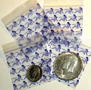 100 Apple baggies Heavy D Naked Lady 1.75 x 1.75 in. mini zip bags 175175 - Picture 1 of 1