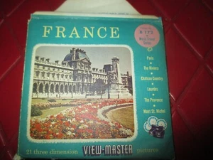 NIP Vintage SET of 3 FRANCE World Travel Series VIEW-MASTER Reel SET - 1950's - Picture 1 of 2