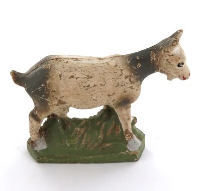 .RARA COMPOSICIÓN LINEOL ELASTOLINA GRANDE LEYLA PRE WW2 CABRA. Foto 1 de 4