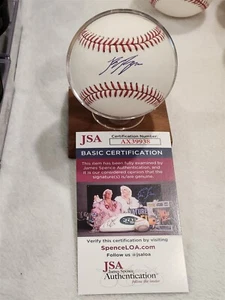 RYAN BRAUN signed OML baseball JSA COA BREWERS - Picture 1 of 6