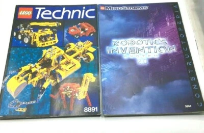 LEGO Mindstorms Constructopedia 3804 Instructions & Technic 8891 EUC Free Ship - Image 1 of 3