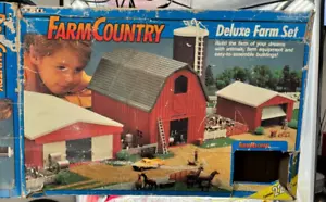 Vintage Ertl Farm Country Deluxe Farm Set 1/64 Scale with Box - Picture 1 of 20