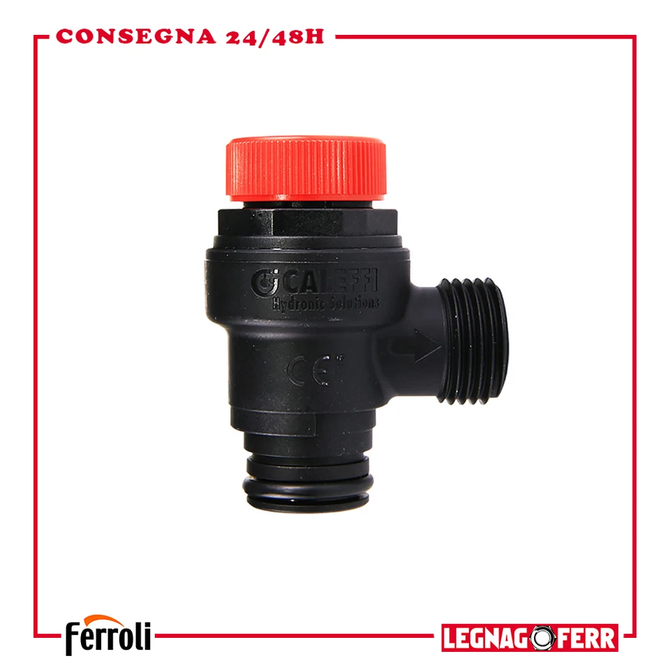 Valvola Sicurezza 3 bar per Caldaia Compatibile Ferroli 39818270 LF037