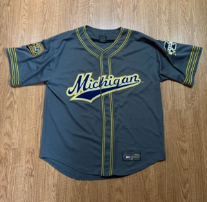 Colosseum Sports NCAA Michigan Wolverines Baseball Trikot grau XXL 2XL - Bild 1 von 12