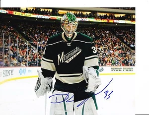 MINNESOTA WILD DARCY KUEMPER SIGNED PREGAME 8X10 - Picture 1 of 1