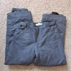 Pantalones de esquí Cherokee grandes 10/12 gris oscuro nieve con cremallera llenos de mosca cálidos Usados en excelente estado - Imagen 1 de 3