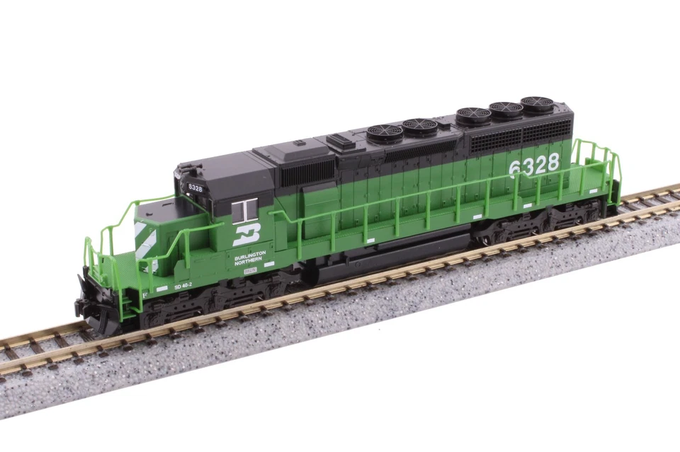 kato  N  176-4822 BURLINGTON NORTHERN  EMDSD40-2  #6328 .. DC  OR DCC - Image 1 of 1