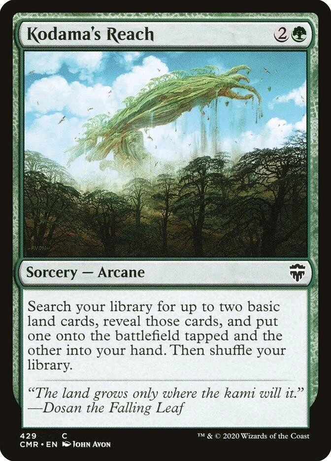 Magic the Gathering-Commanders Legend-Kodama's Reach-#429-Common-LP - Image 1 of 1