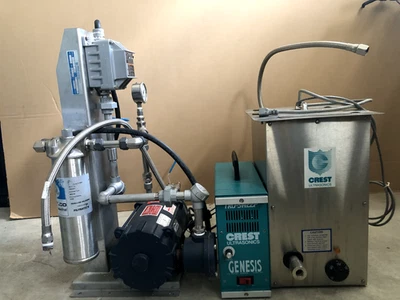 Limpiador de sistema ultrasónico Crest 316L/4G-250-3 120v generador/fontanería PF-5-XP Foto 1 de 4