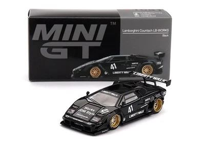 Mini GT 1/64 LAMBORGHINI COUNTACH LB-WORKS BLACK 2024 - MGT01081-L - Image 1 of 4