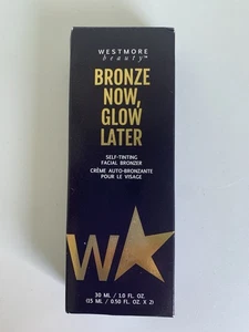 Westmore Beauty Bronze Now, Glow Later Self-Tinting Facial Bronzer NIB 1oz/30mL - Picture 1 of 6