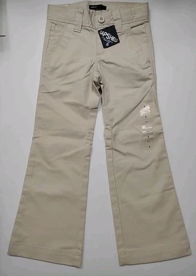 GAP KIDS ~ GAPSHIELD ~ Pantalones ~ " Nuevo con Etiquetas Talla 5 Slim Cintura Ajustable Foto 1 de 4