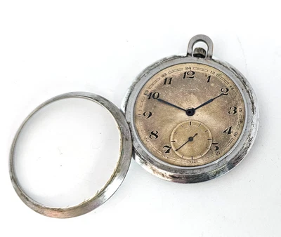 Vintage Pocket Watch CASE USSR MOLNIJA SOVIET Watch Parts - Image 1 of 4