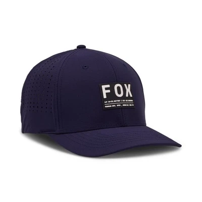 Gorra de béisbol Fox Racing Non Stop Tech Flexfit ligera curva Bill medianoche Foto 1 de 2