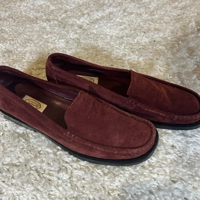 Zapato de vestir Bally Telesia rojo liso sin cordones para mujer talla 8,5 diseñador Foto 1 de 4