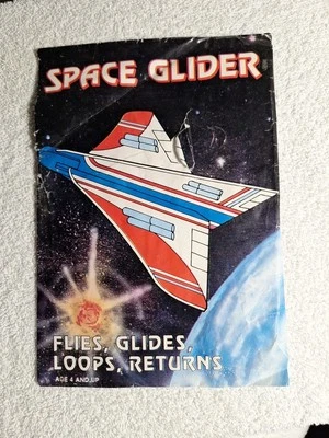 Vintage Foam Glider Plane Styrofoam Toy Airplane Hand Launch  - Image 1 of 2