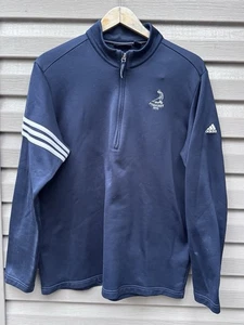 Pinehurst X Adidas 1/4 Zip Pullover 1895 Golf Country Club Men’s Large Black - Picture 1 of 7