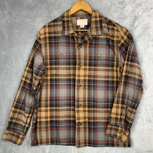 Camicia da campeggio Filson Alce Heights in cotone a quadri con colletto ad anello marrone S 20263534 - Foto 1 di 15