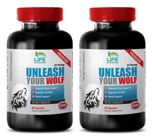Maca Extract - Unleash Your Wolf 2170mg - THICKER LONGER BIGGER PENIS PILLS 2B - Picture 1 of 7